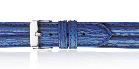 Bracelet montre herbelin cuir best sale bleu requin